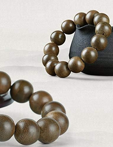 GLW Kalimantan Wild Agarwood Malas Meditation Prayer Beads 17mm #4891