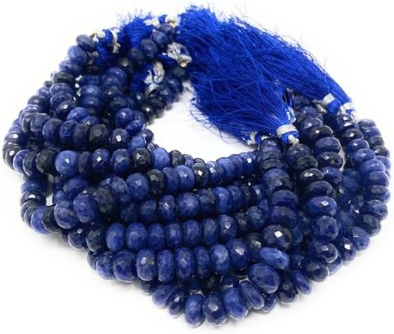 Sodalite Gemstone Beads, Natural Gemstone Beads, Beading Supplies for Jewelry Making, Wholesale Beads, Bulk Beads, 8-9mm, 8