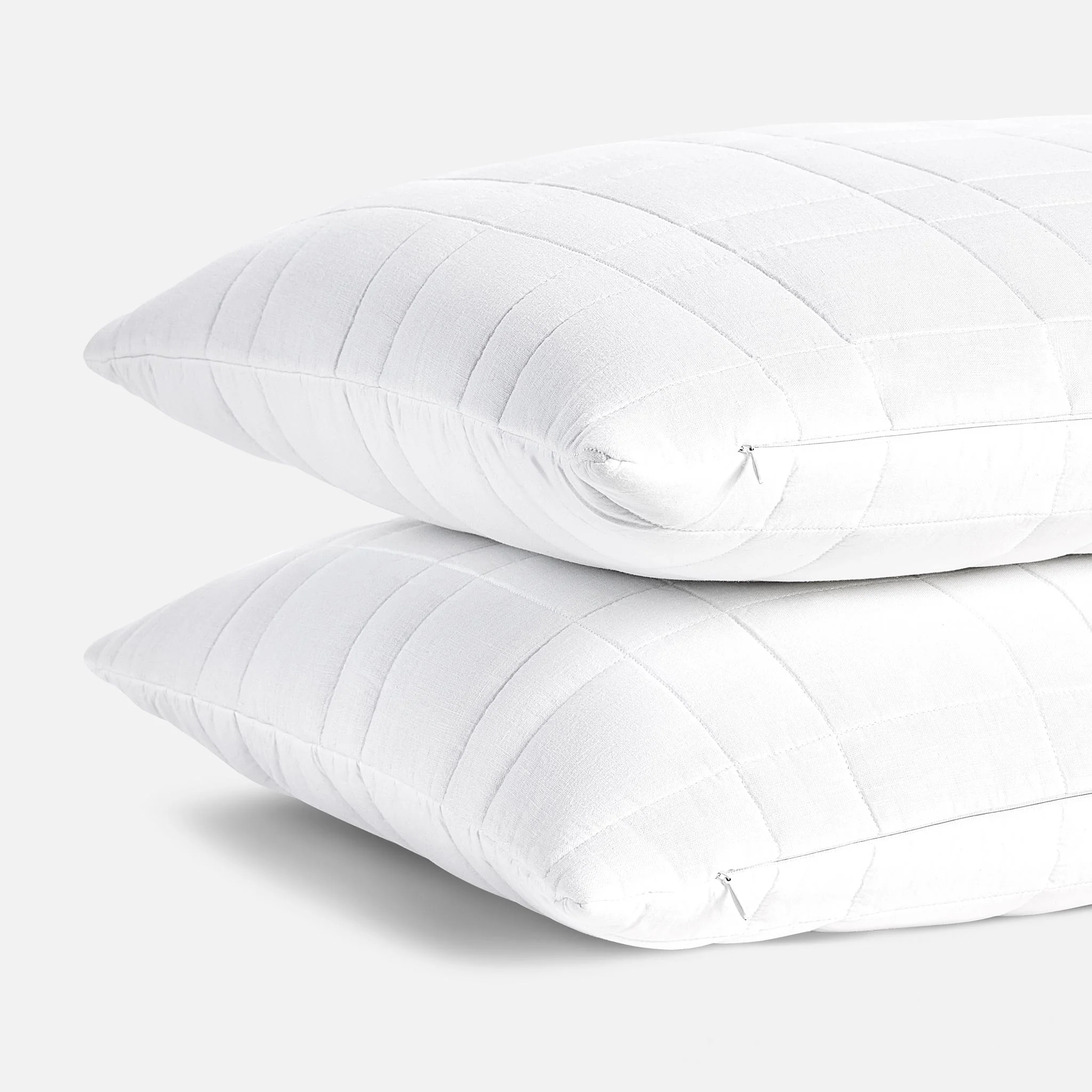 Washed European Linen Quilted Sham Set