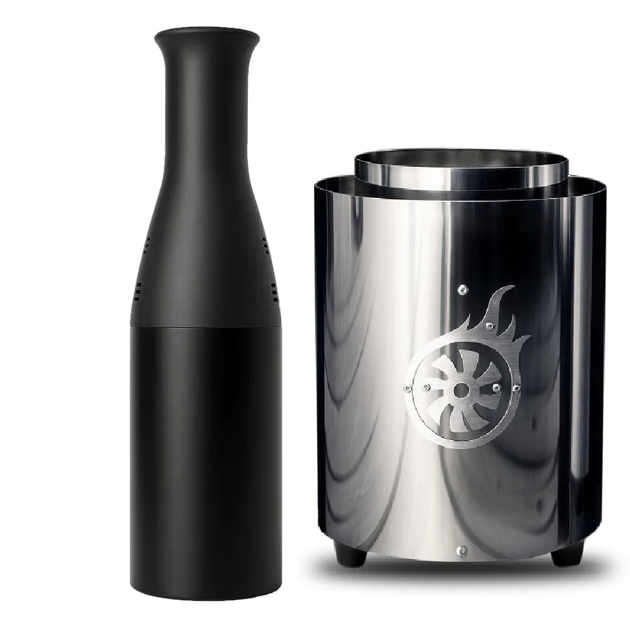 Coalcatcher with Shisha Turbine Neo Polished Stainless Steel