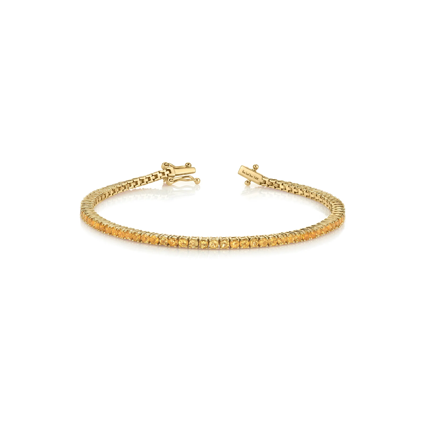 The Perfect Tennis Bracelet - Citrine / 14k Yellow Gold