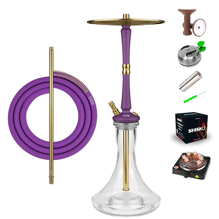 Hoob Go On A Hookah - Purple x Gold