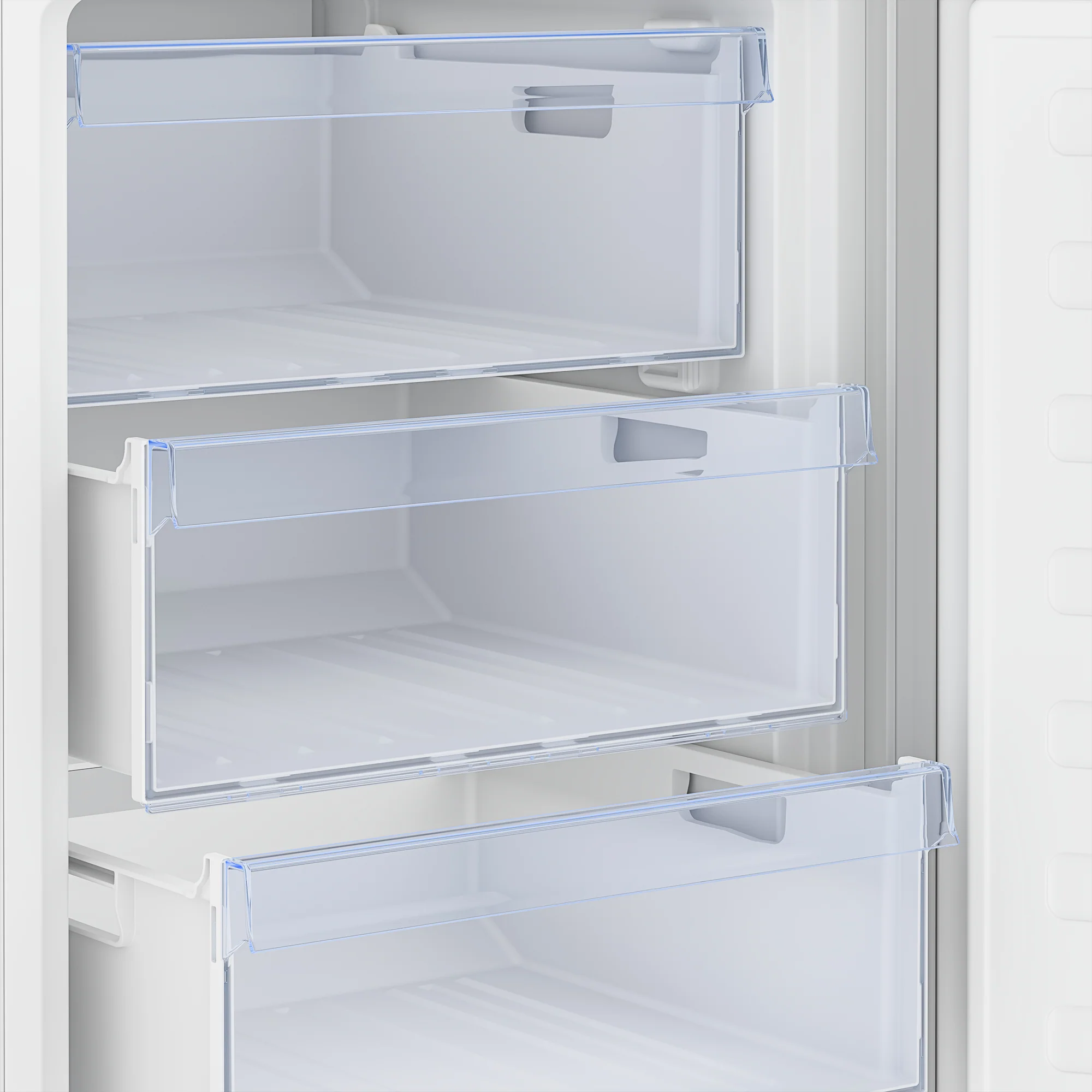 Beko 50/50 Silver Fridge Freezer | CSG4582S
