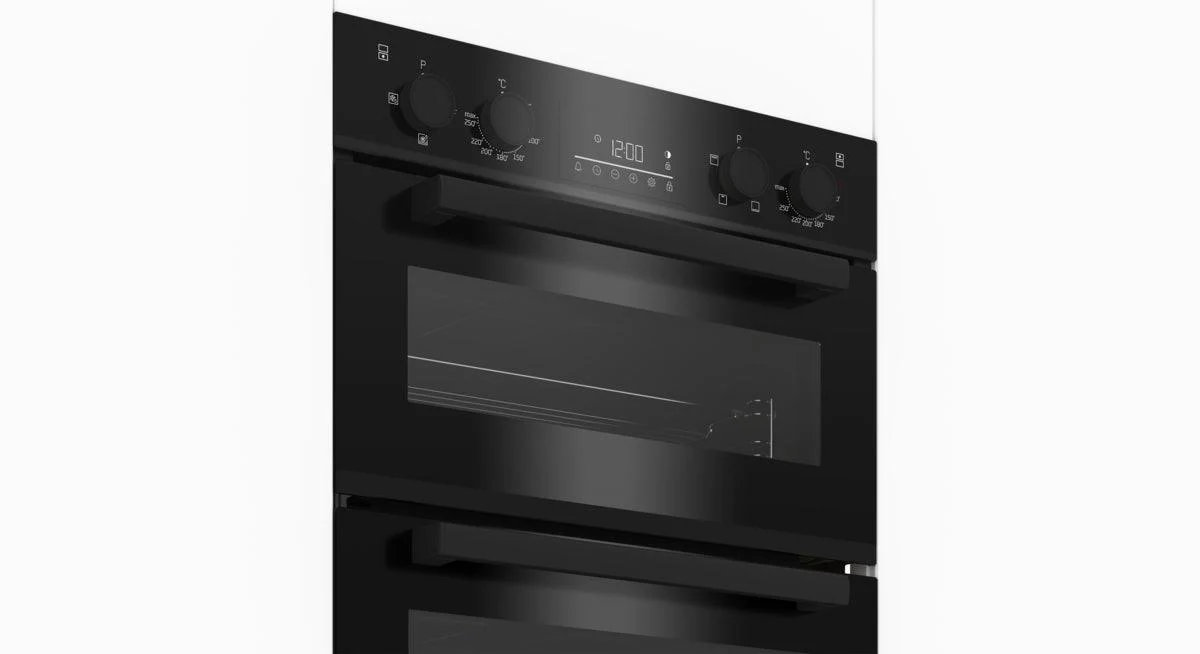 BEKO DOUBLE OVEN - - BLACK | BBDF22300B