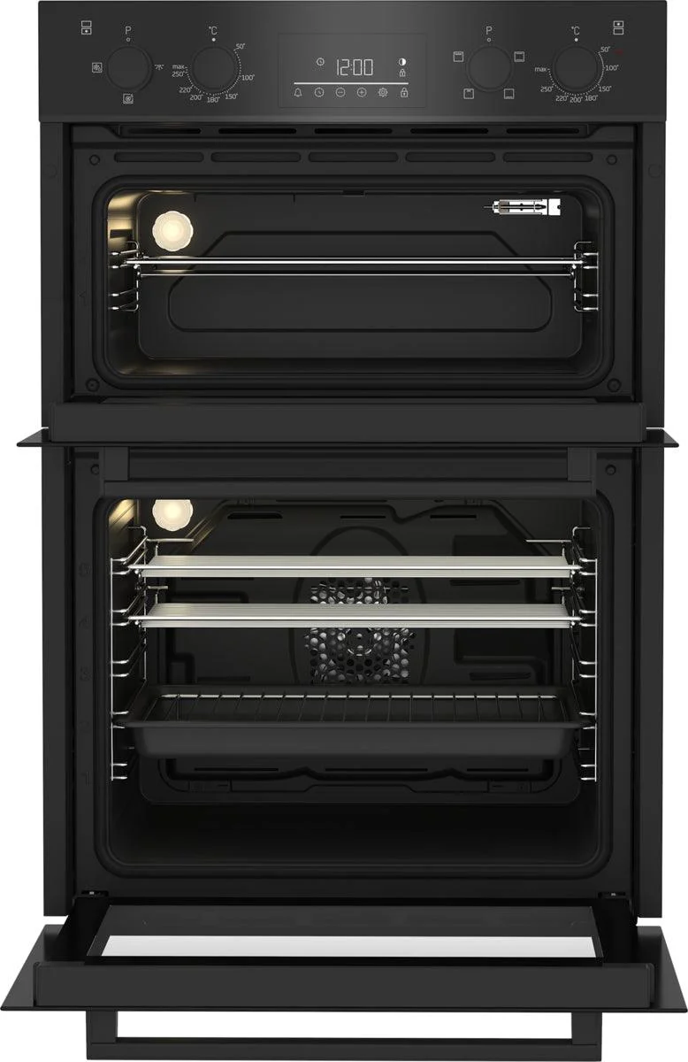 BEKO DOUBLE OVEN - - BLACK | BBDF22300B