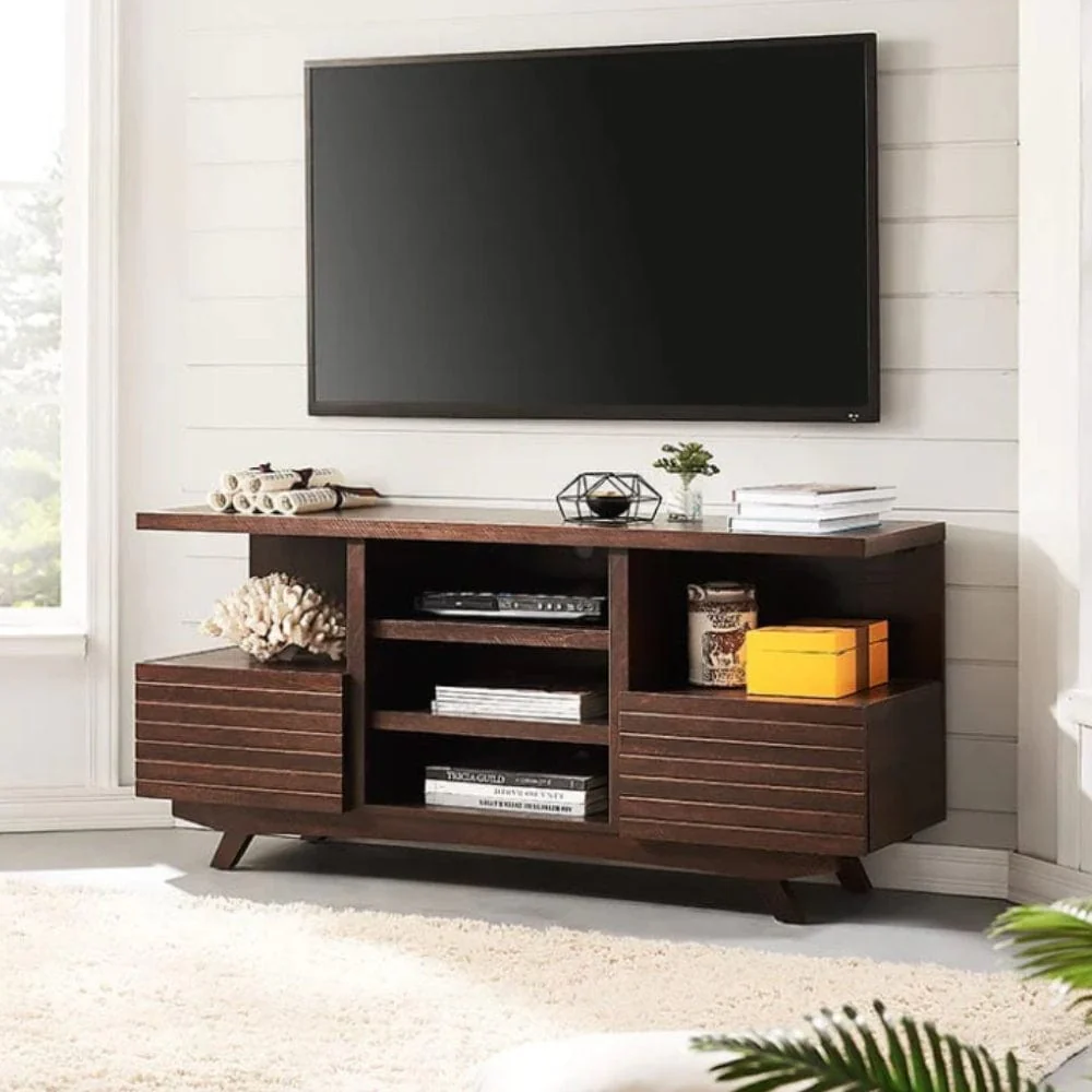 SoHo Media Console in Mahogany