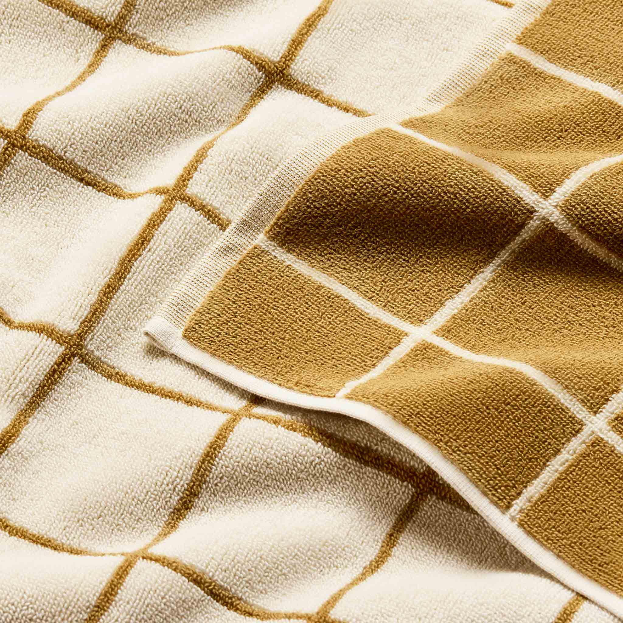 Windowpane Bath Towels