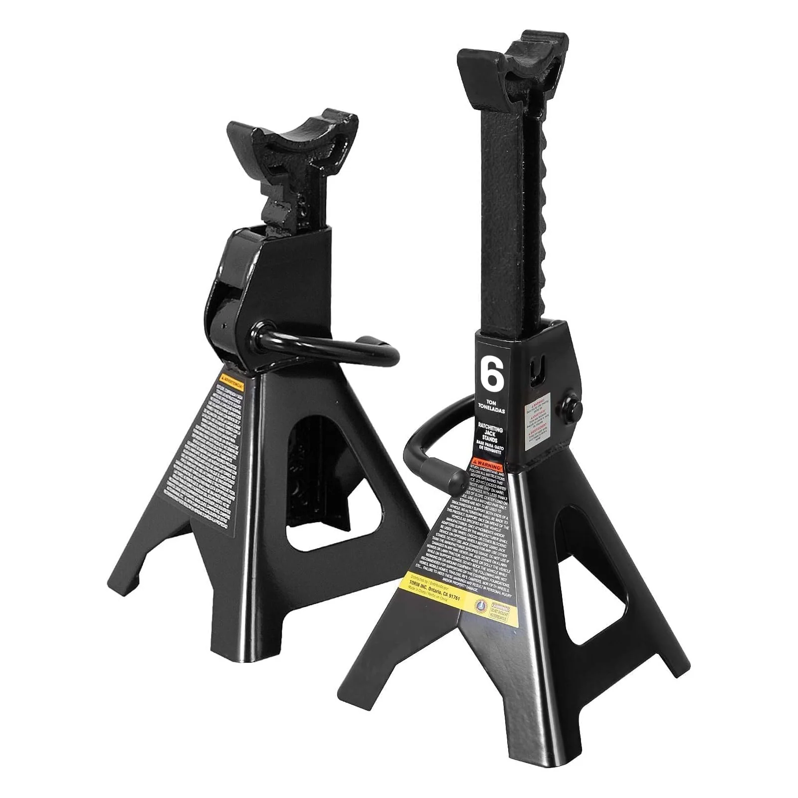 Garvee 2 Pack Jack Stands, 6 Ton/13000 lbs Car Jack Stands, Adjustable Height 15.5