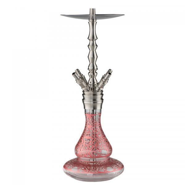 Hustla V2A Red King Hookah - 4 Hose