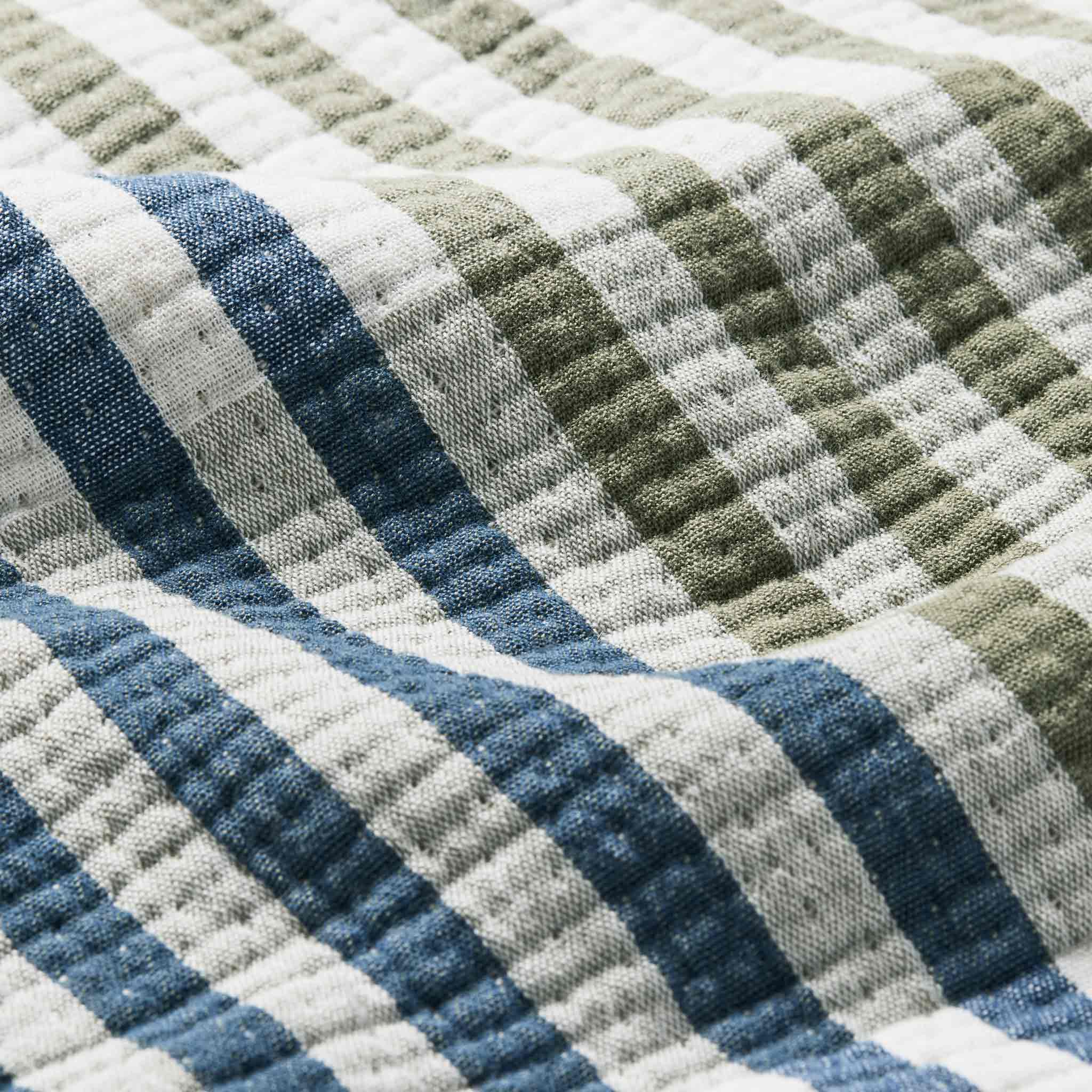 Bayside Windowpane Throw Blanket