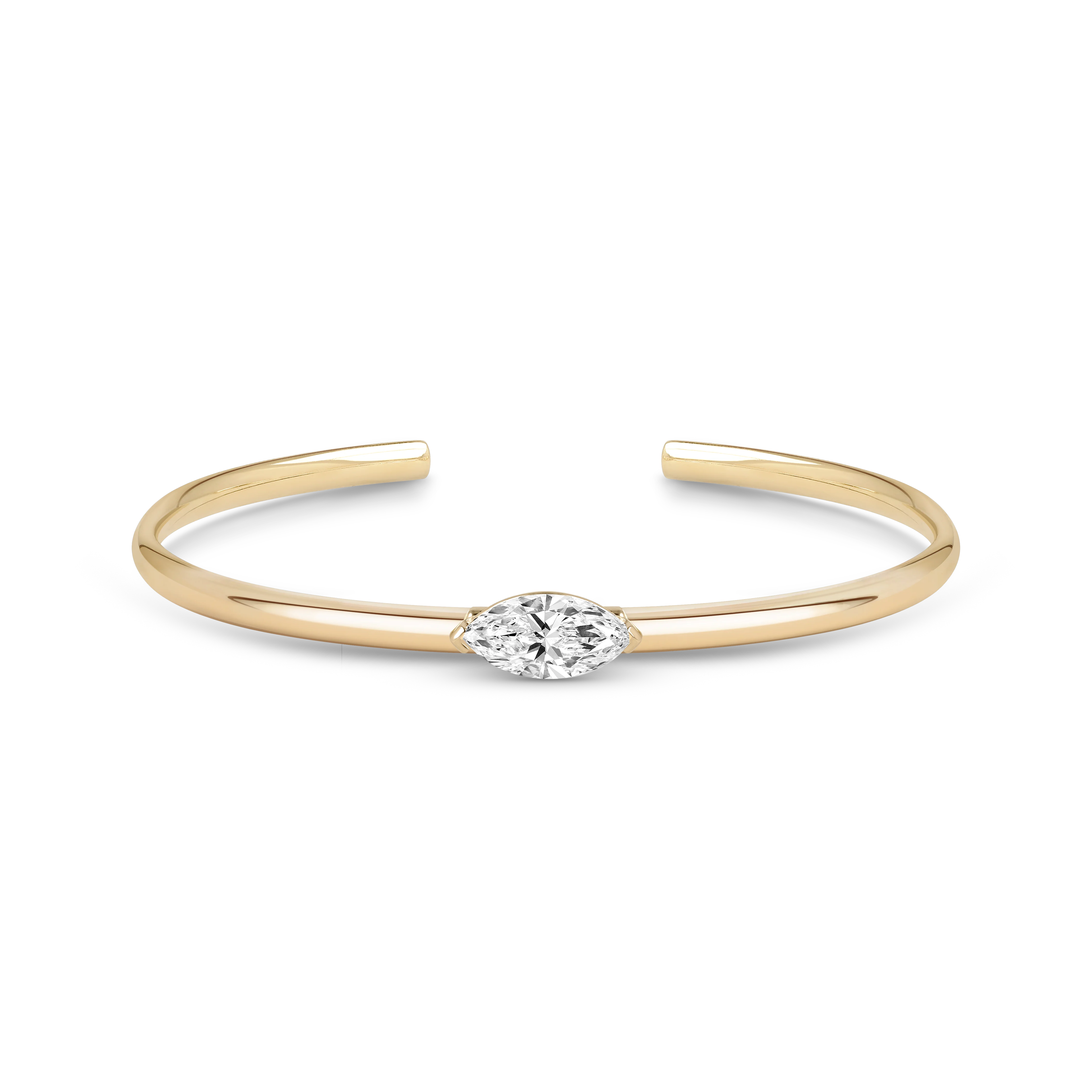Charlotte Cuff Bangle (Marquise)