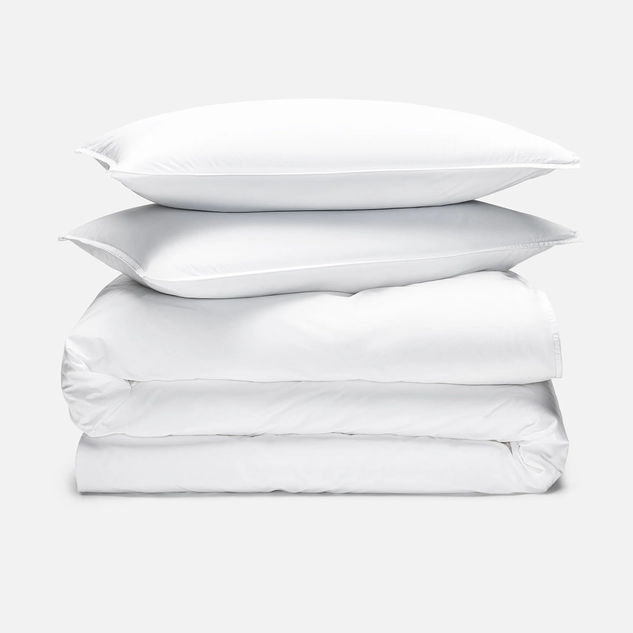 Washed Classic Percale Duvet Set
