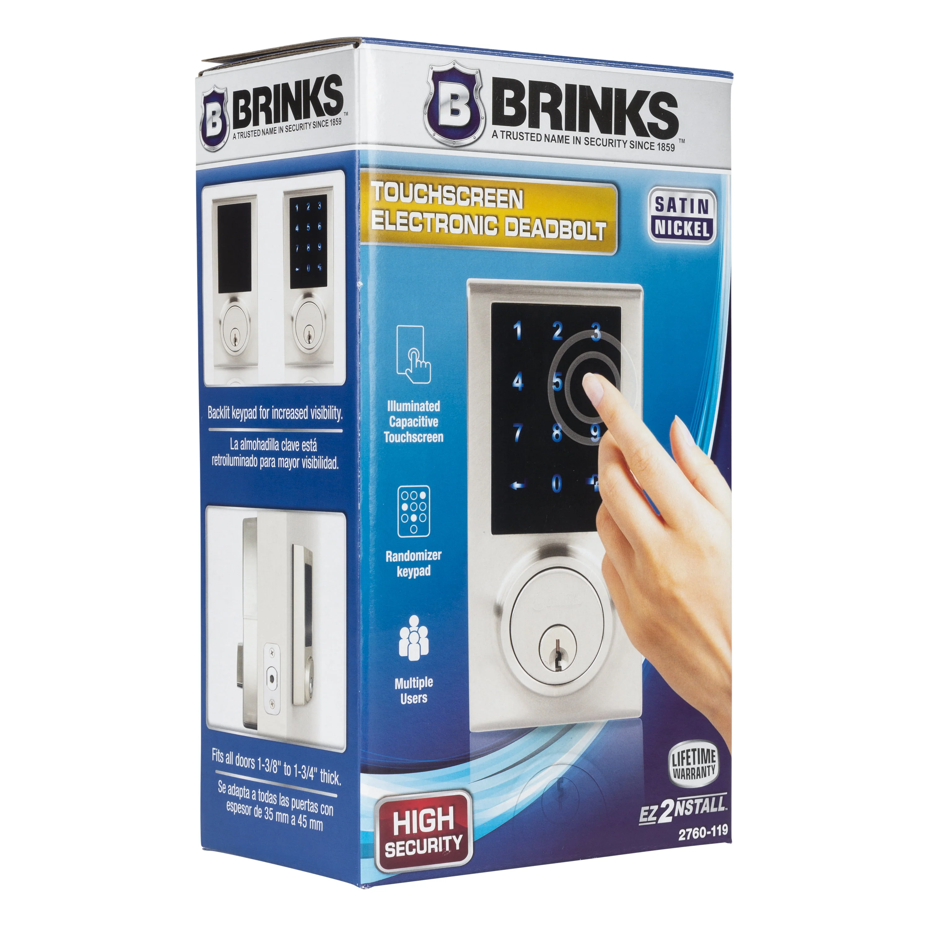 Electronic Touchscreen Deadbolt Lock