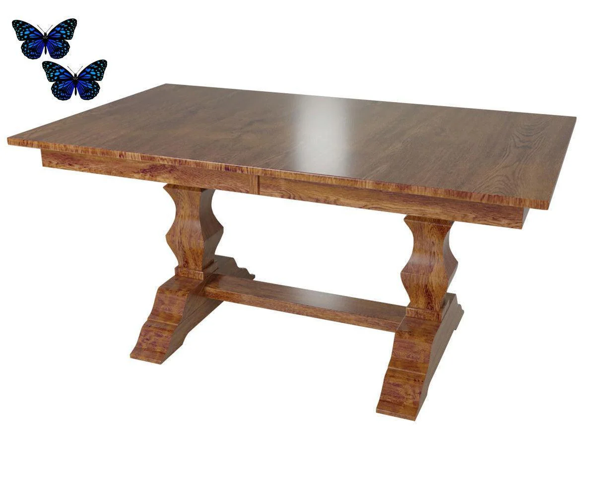 Amish Jessica Double Pedestal Table