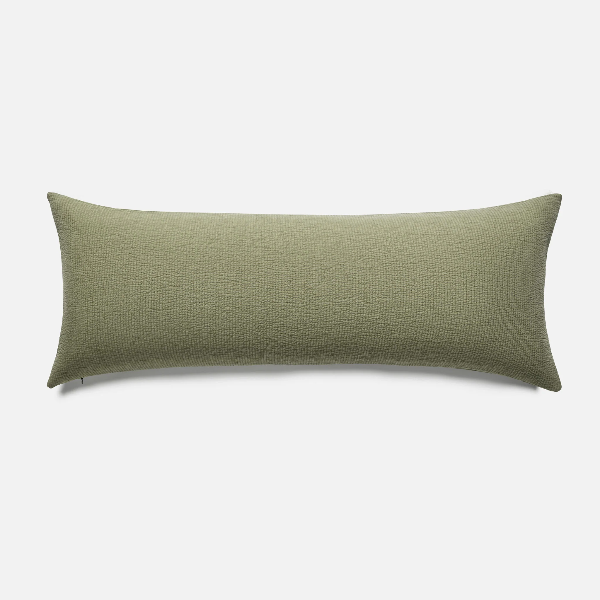 Ribbed Matelasse Lumbar Pillow Cover