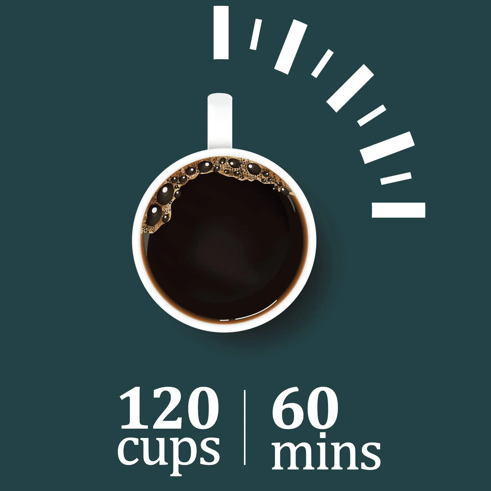 Garvee 18L(120Cup)Coffee Pot, Stainless Steel Coffee Urn with Silicone Faucet for Parties, Office, Catering Events, Meeting Rooms