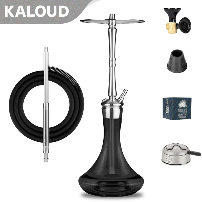 Hoob Go On PRO Hookah - Steel Smoked