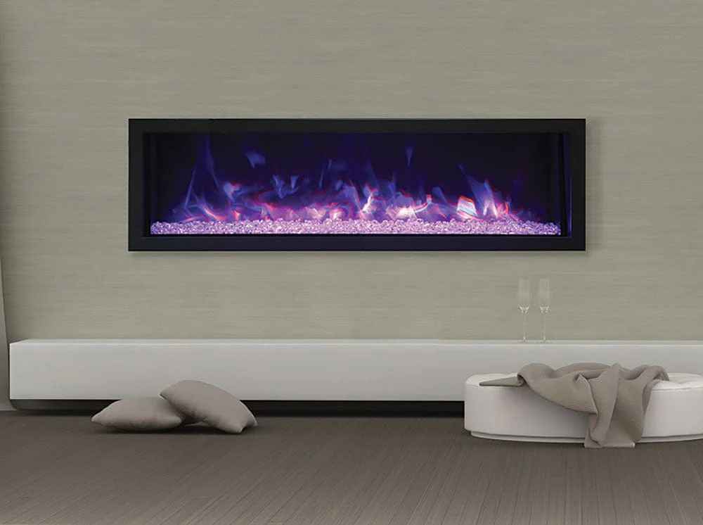 Remii 55-In Extra Slim Built-In Electric Fireplace