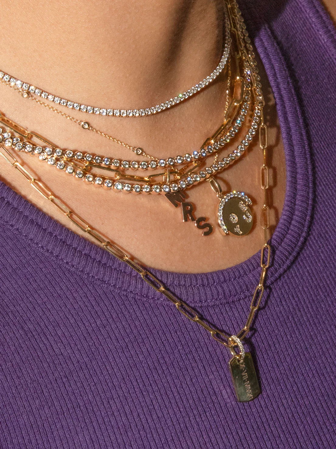 Custom Letter Pendant - 14k Rose Gold