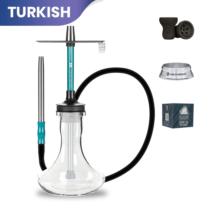 Alpha Misha Rebel Hookah - Azure