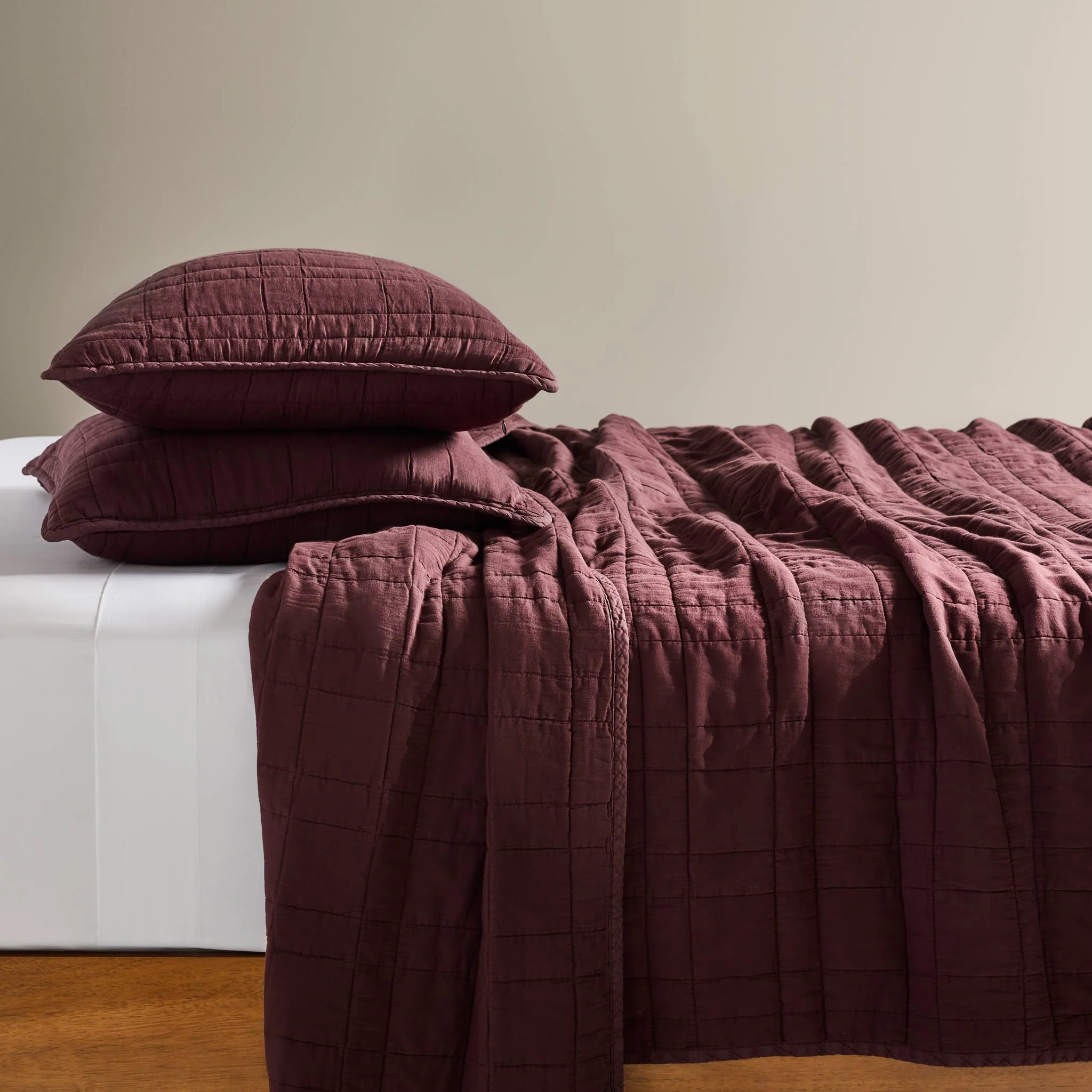 Lightweight Cotton Sham Set