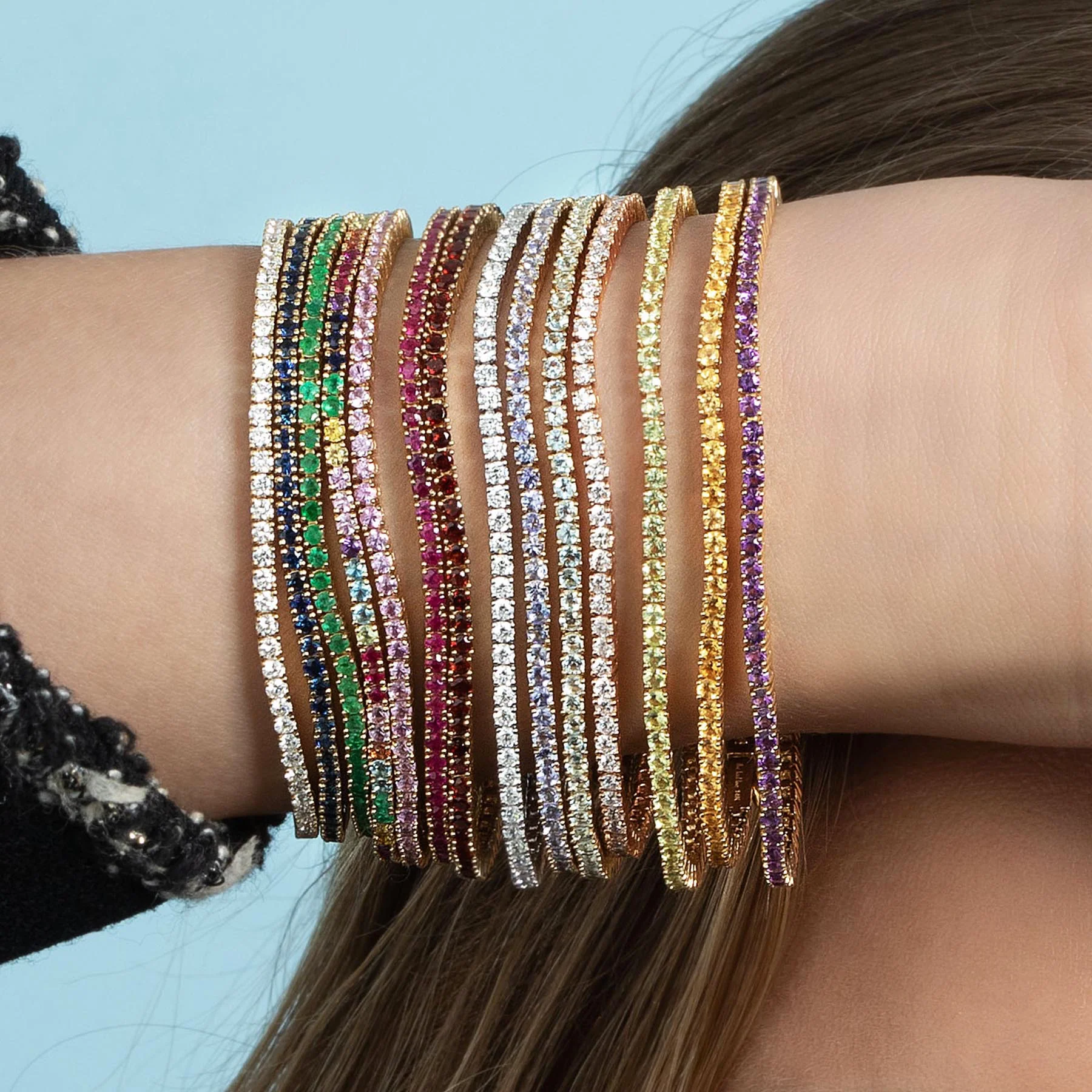 The Perfect Tennis Bracelet - Amethyst / 14k Yellow Gold