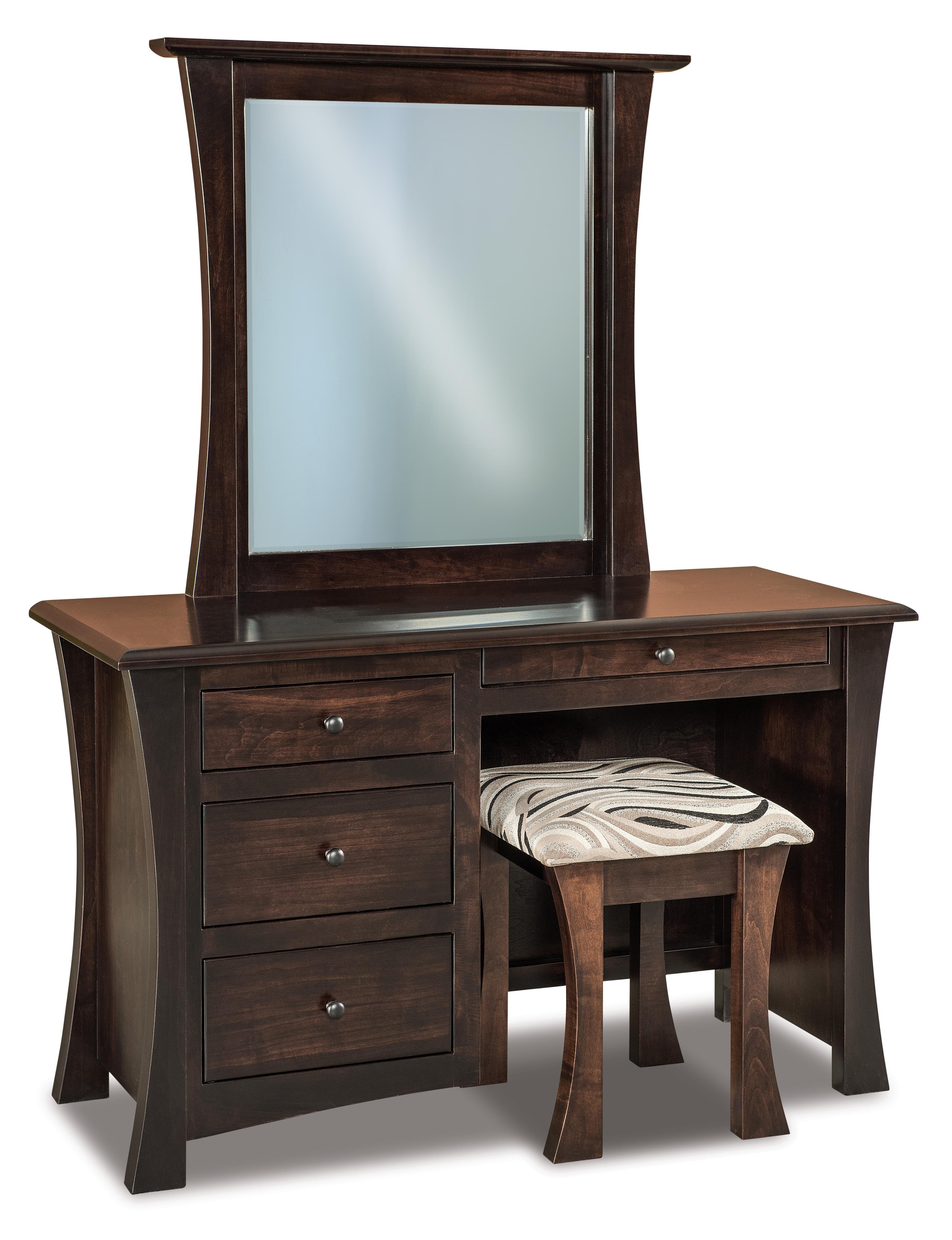 Amish Matison Four Drawer Vanity Dresser