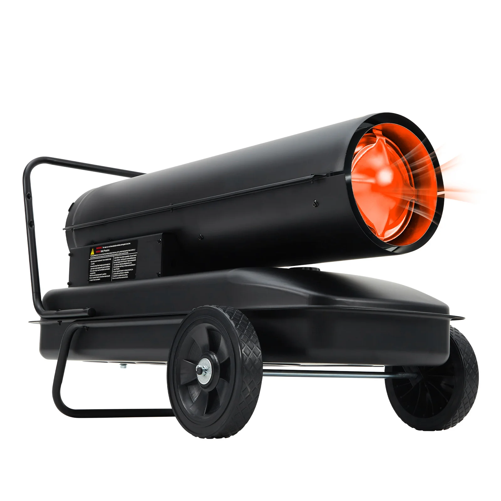 Garvee 175000 BTU Kerosene Forced Air Heater, 13.5 Gallon Tank Diesel/Kerosene Space Heater with Adjustable Thermostat, Wheel, Portable for Outside, Jobsite, Garage & Construction Site, 120V/60Hz