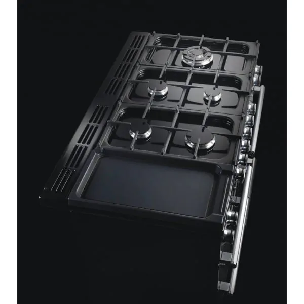 Rangemaster Nexus 110cm Dual Fuel Range Cooker | Black | NEX110DFFBL/C