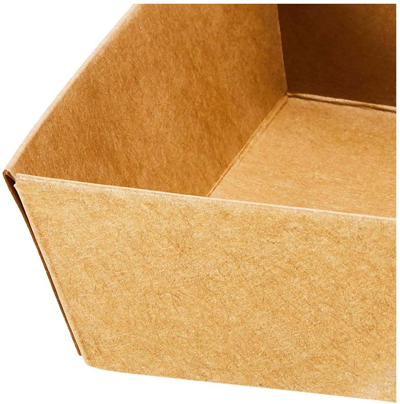 Large Paper Sushi Container, Tetra Sushi Box - Kraft Brown - 5
