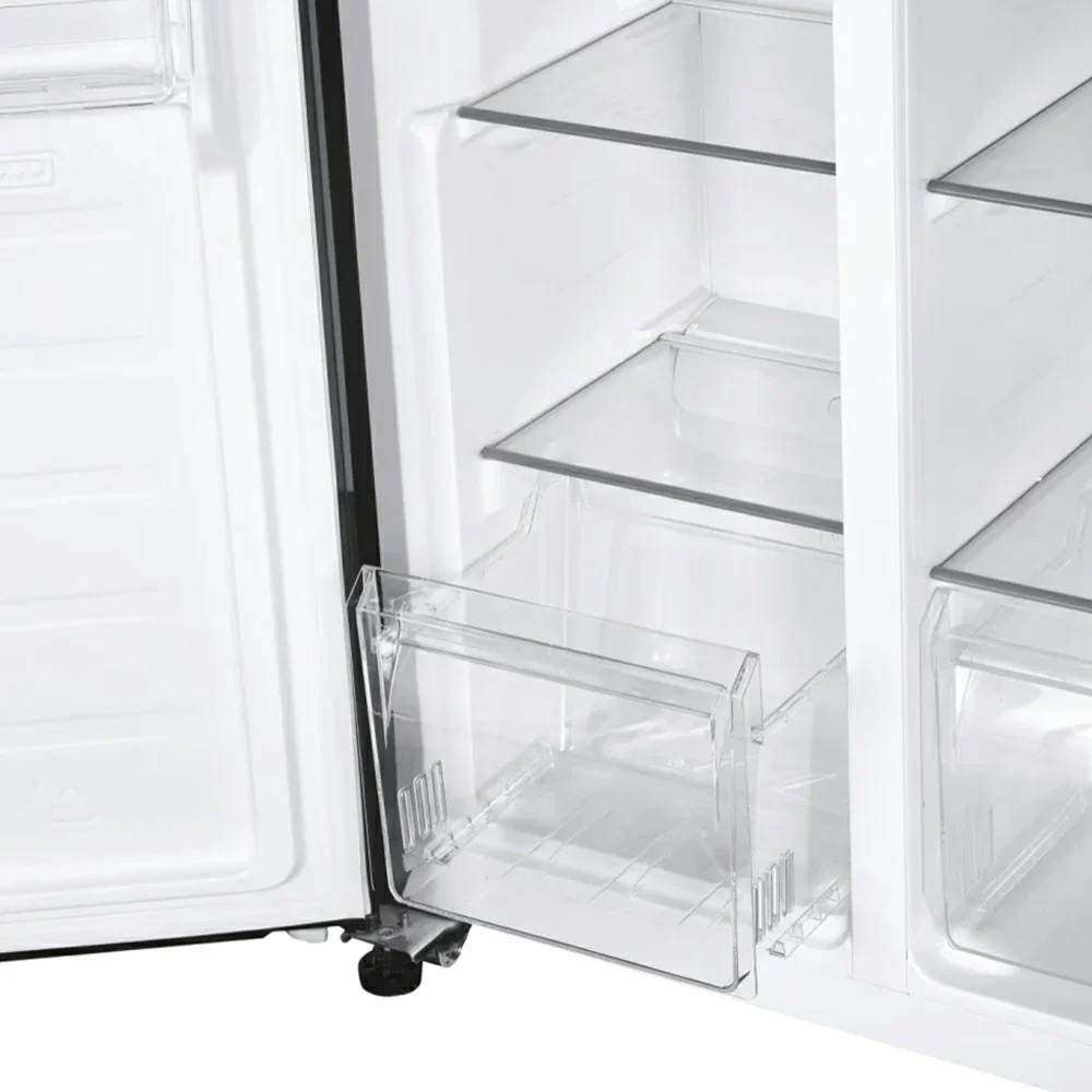 Candy American Fridge Freezer Frost Free Black | CHSBSV5172EBKN