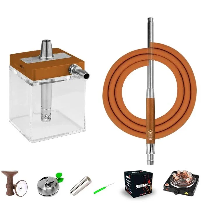 Hoob SubAtom Hookah C - Siena Orange