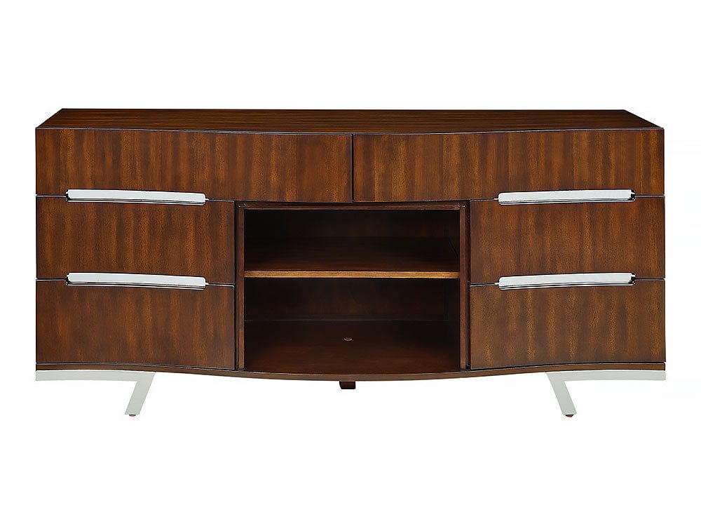 Valentina Entertainment Center in Burnished Cherry