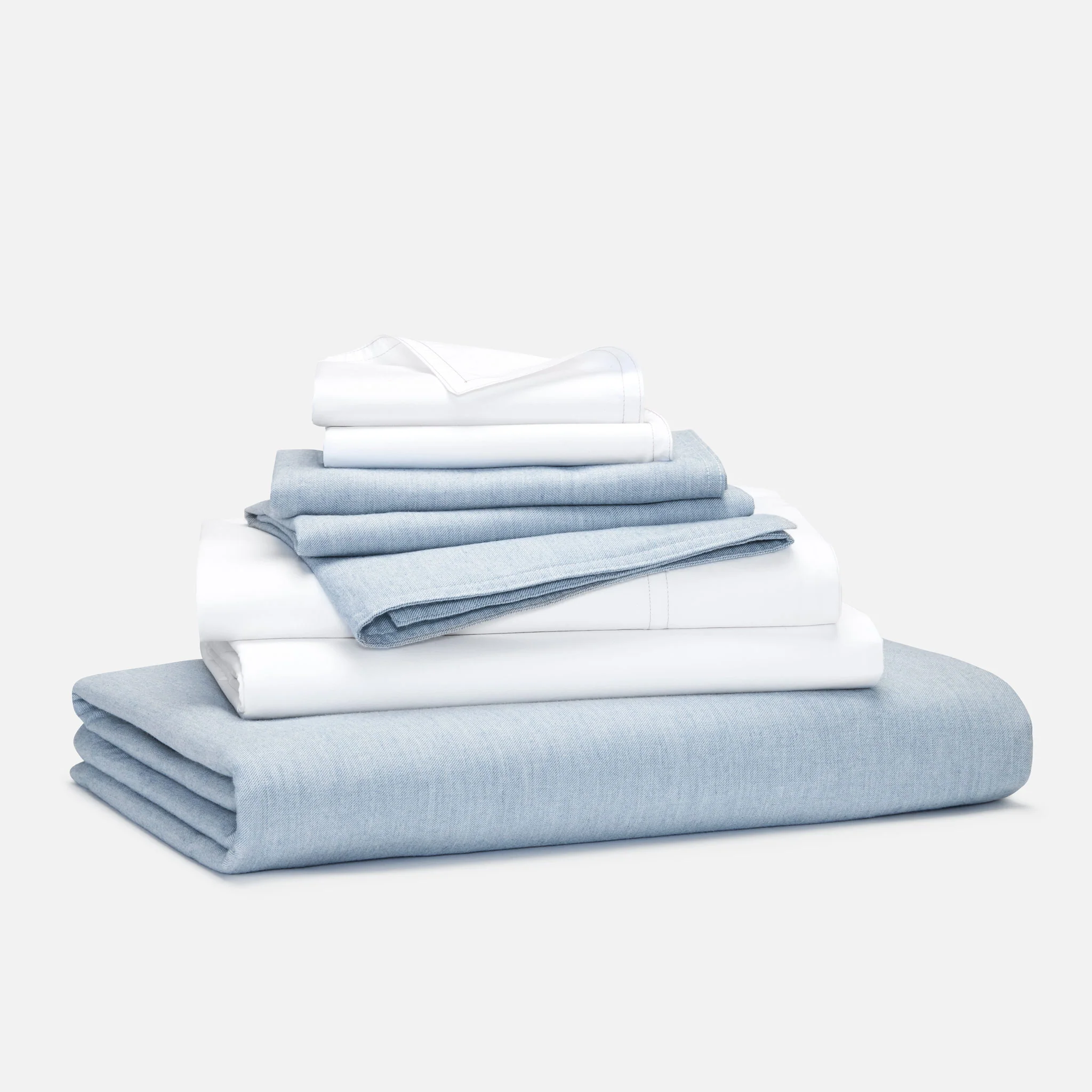 Washed Classic Percale & Heathered Cashmere Hardcore Bundle