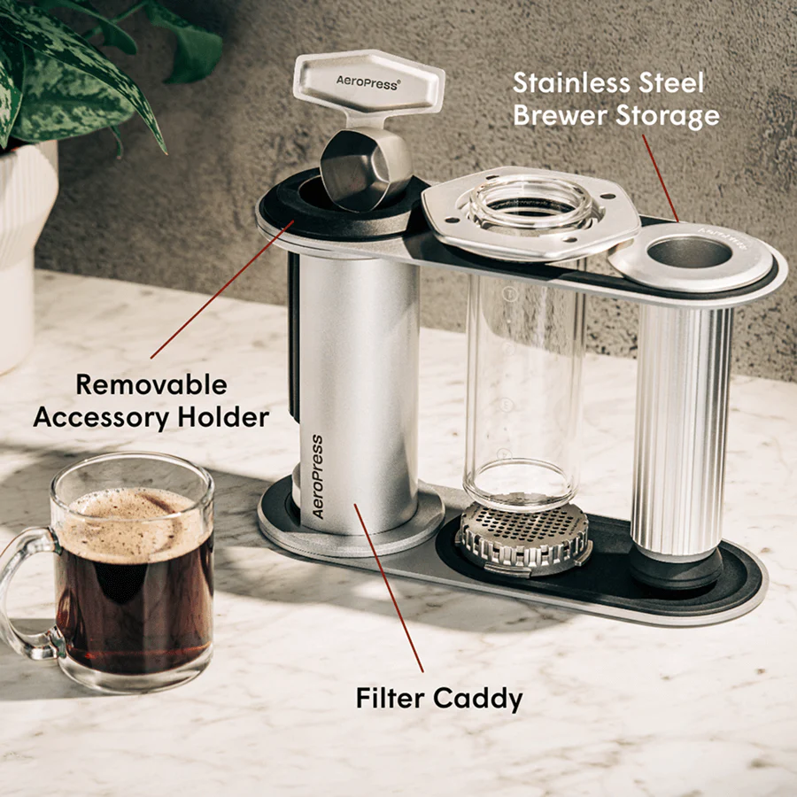 AeroPress Organizer Stand - Stainless Steel