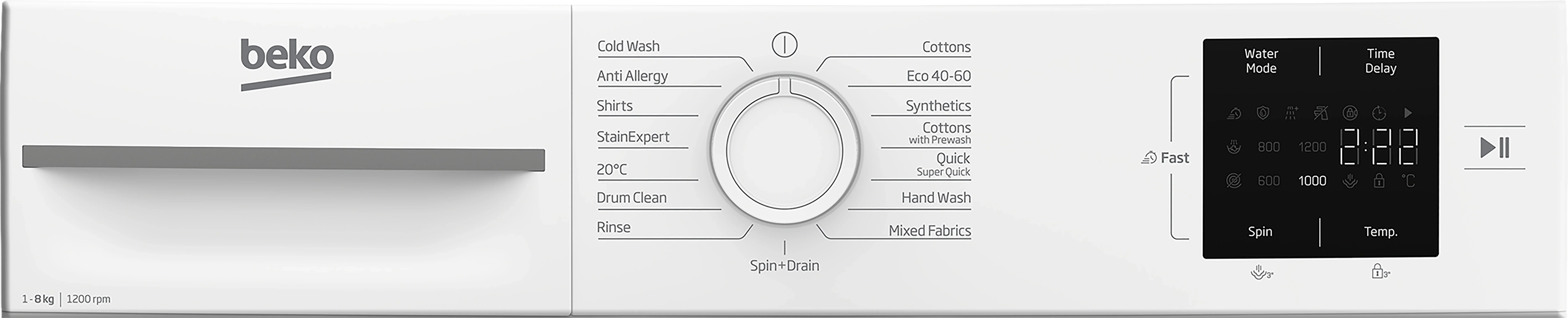 Beko 8kg Washing Machine | BM1WT3821W