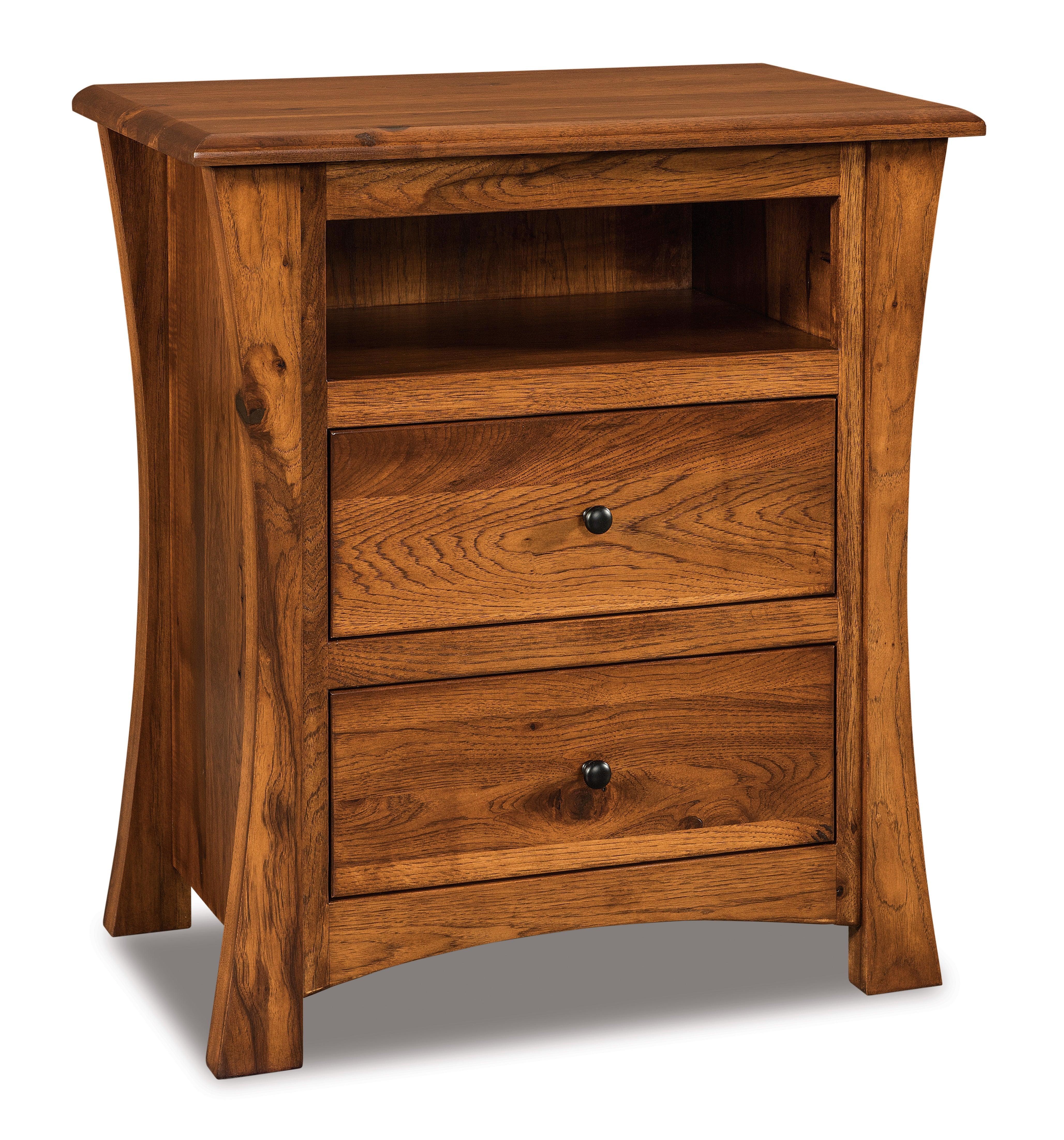 Amish Matison Two Drawer Nightstand