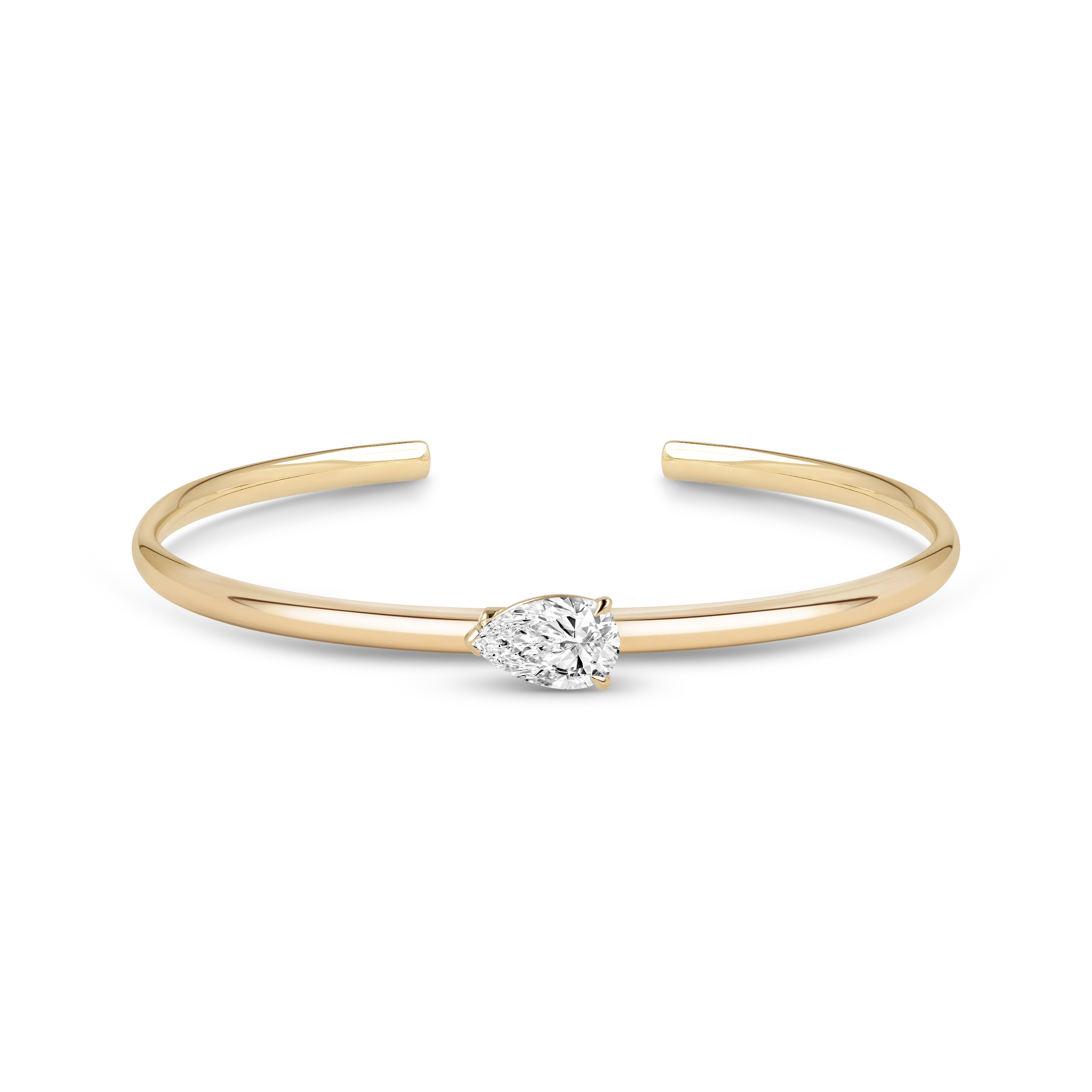 Charlotte Cuff Bangle (Pear)