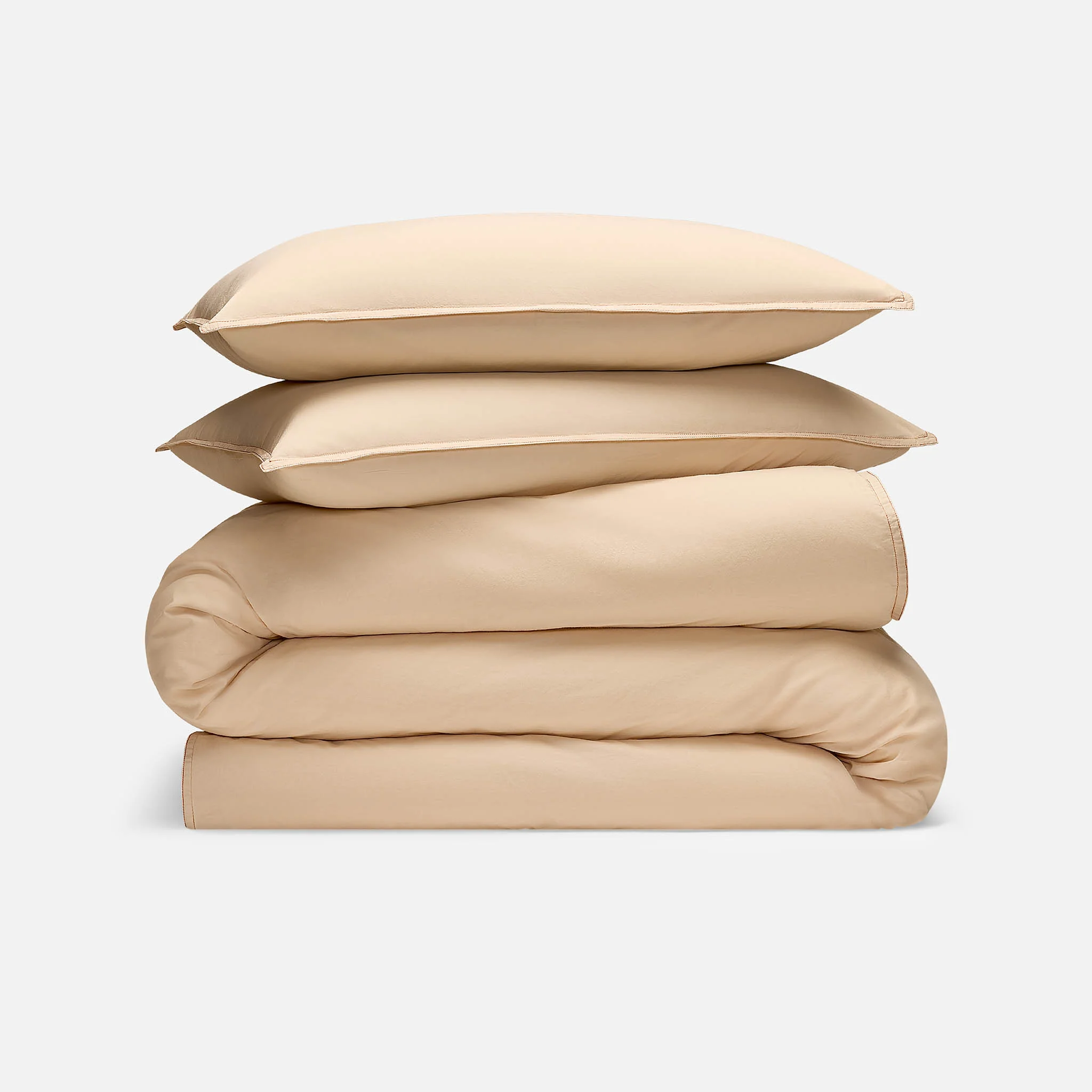 Washed Classic Percale Duvet Set