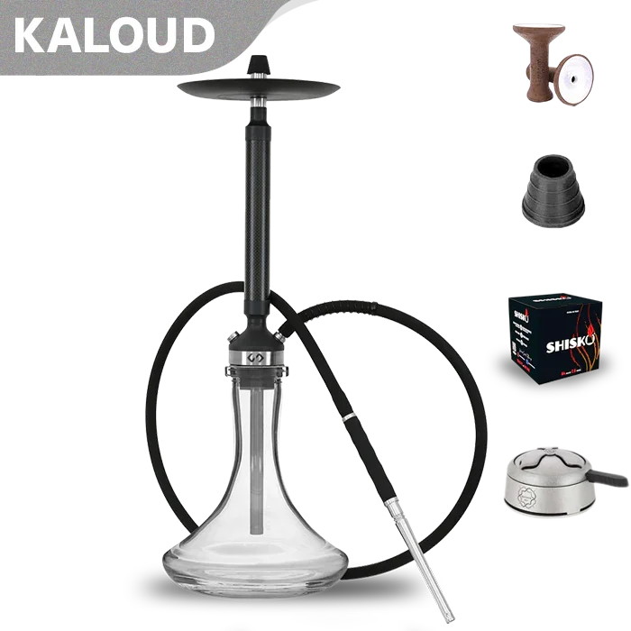 EL-Badia Conceptic Steel Hookah - Black