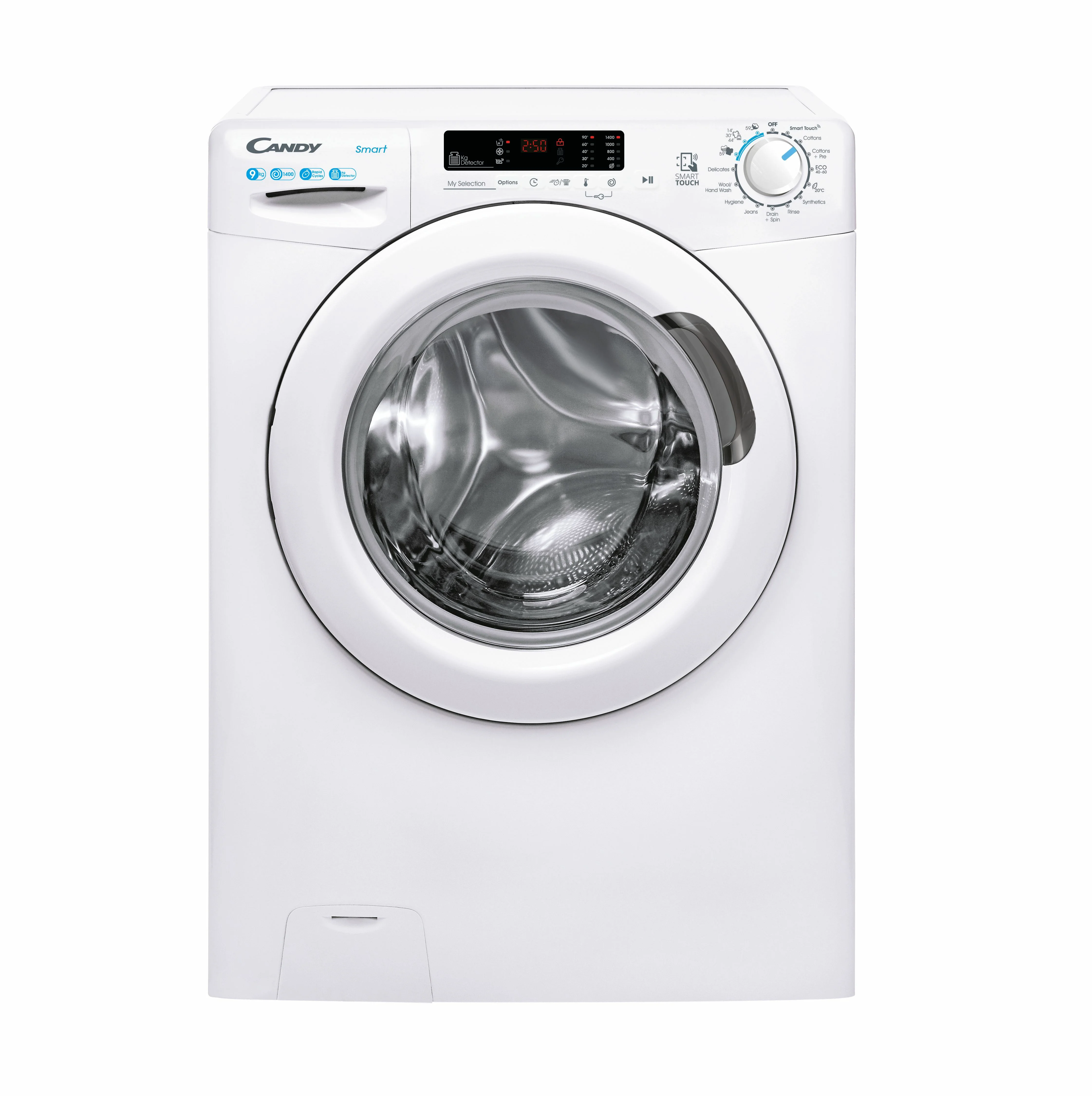 Candy Smart 9kg 1400rpm Washing Machine White | CS1492DW4/1-80