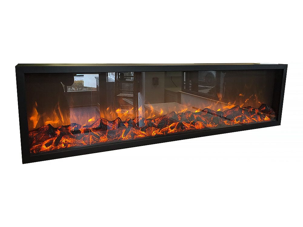 Touchstone 60-In Emblazon Built-In Electric Fireplace