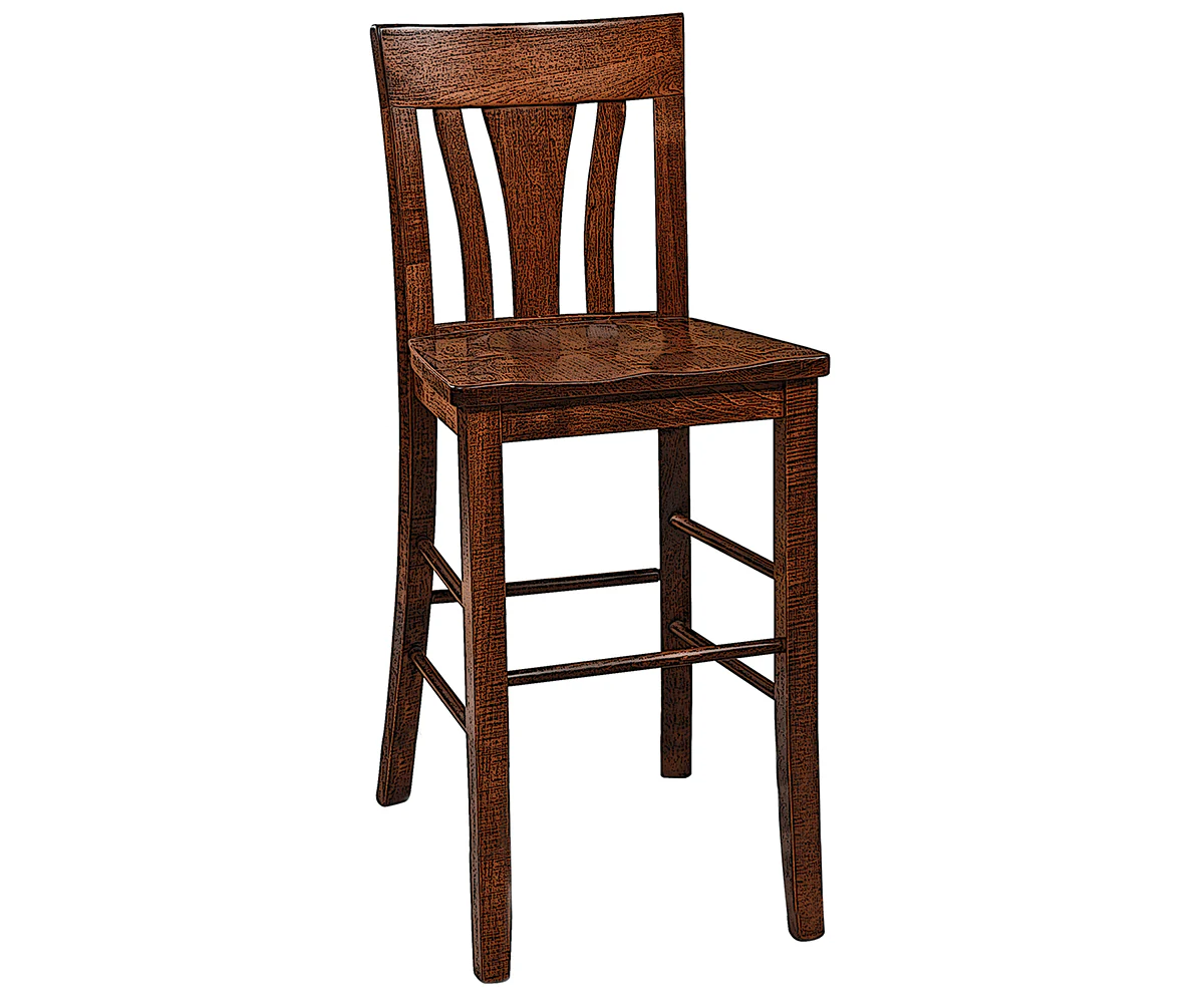 Amish Metro Stationary Bar Chair