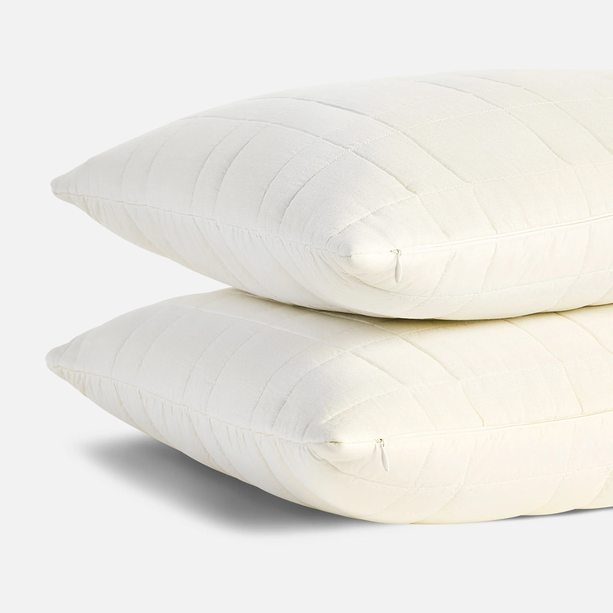 Washed European Linen Quilted Sham Set