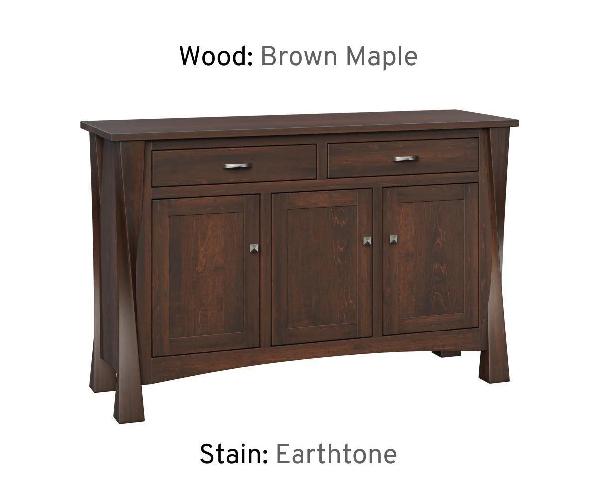 Amish Lexington Three Door Sideboard