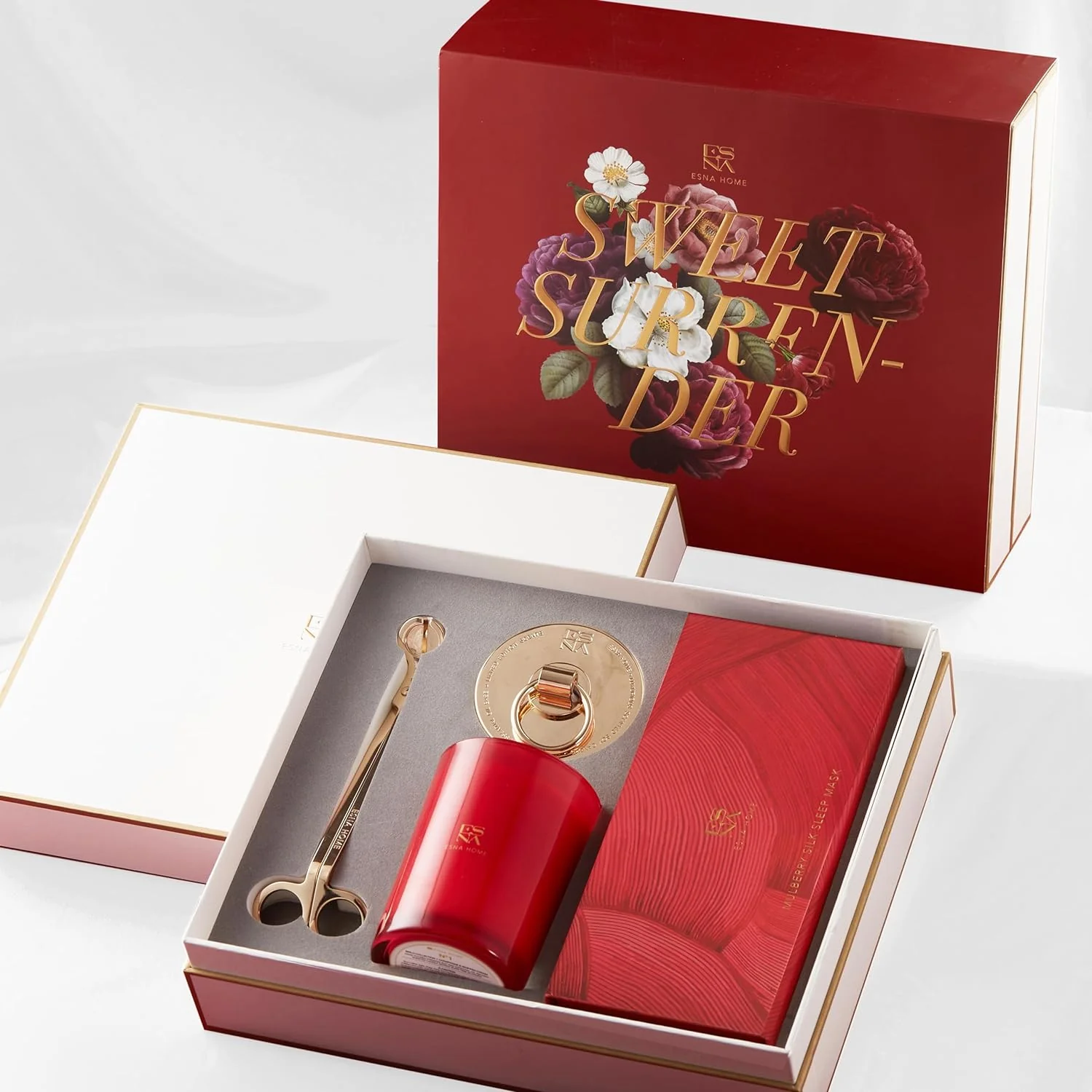 Luxury Scented Candle Set, Aromatherapy Gifts for Her, 4 All Natural Soy Candles