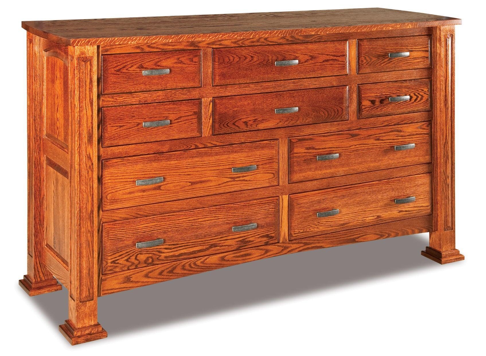 Amish Lexington Ten Drawer Dresser
