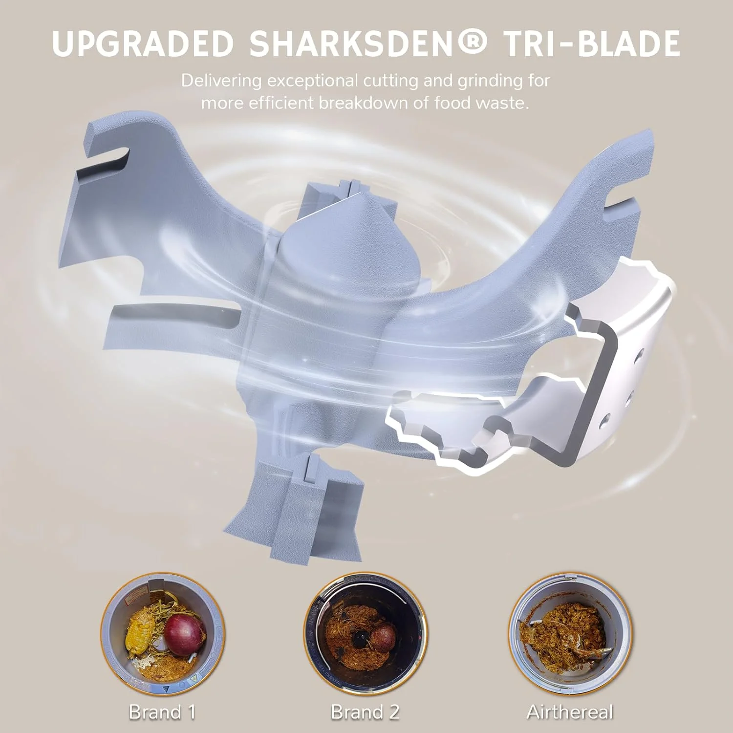 Electric Kitchen Composter, 2.5L Capacity, Turn Food Waste and Scraps into Dry Compost