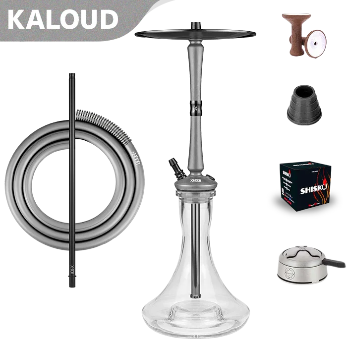 Hoob Go On A Hookah - Space Grey Black