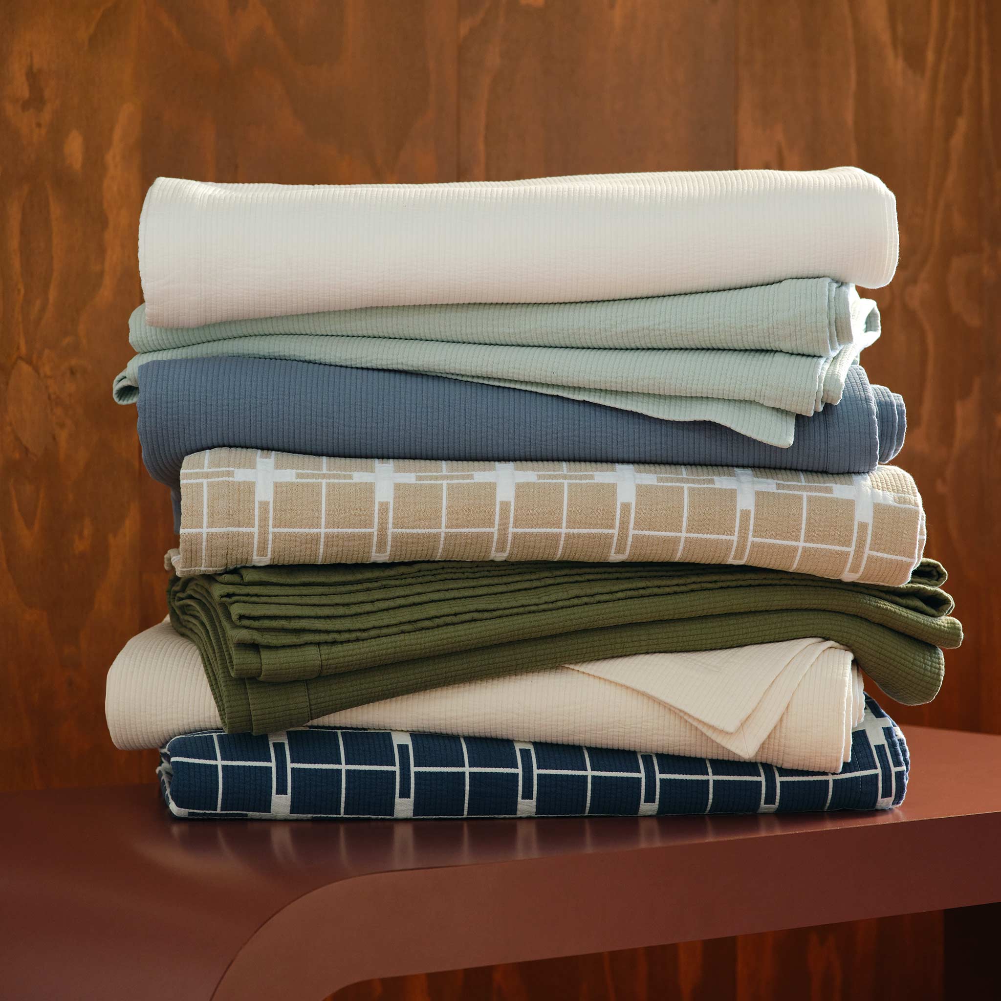 HCB: Ribbed Matelasse Quilt